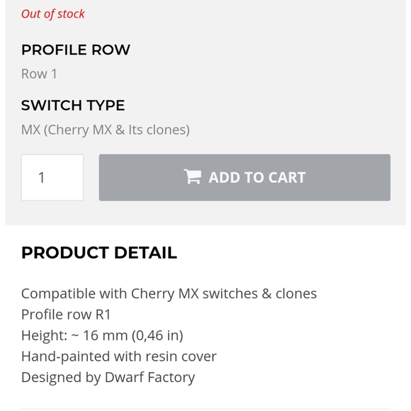 THE (QU)ACKTOR (SAR1) - cloudie duck keycap - Picture 7 of 7